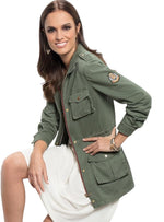 MILITARY LOOK 4 POCKET JACKET