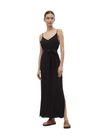 Vero Moda Ladies Curve Easy Joy Slit Maxi Dress - Black