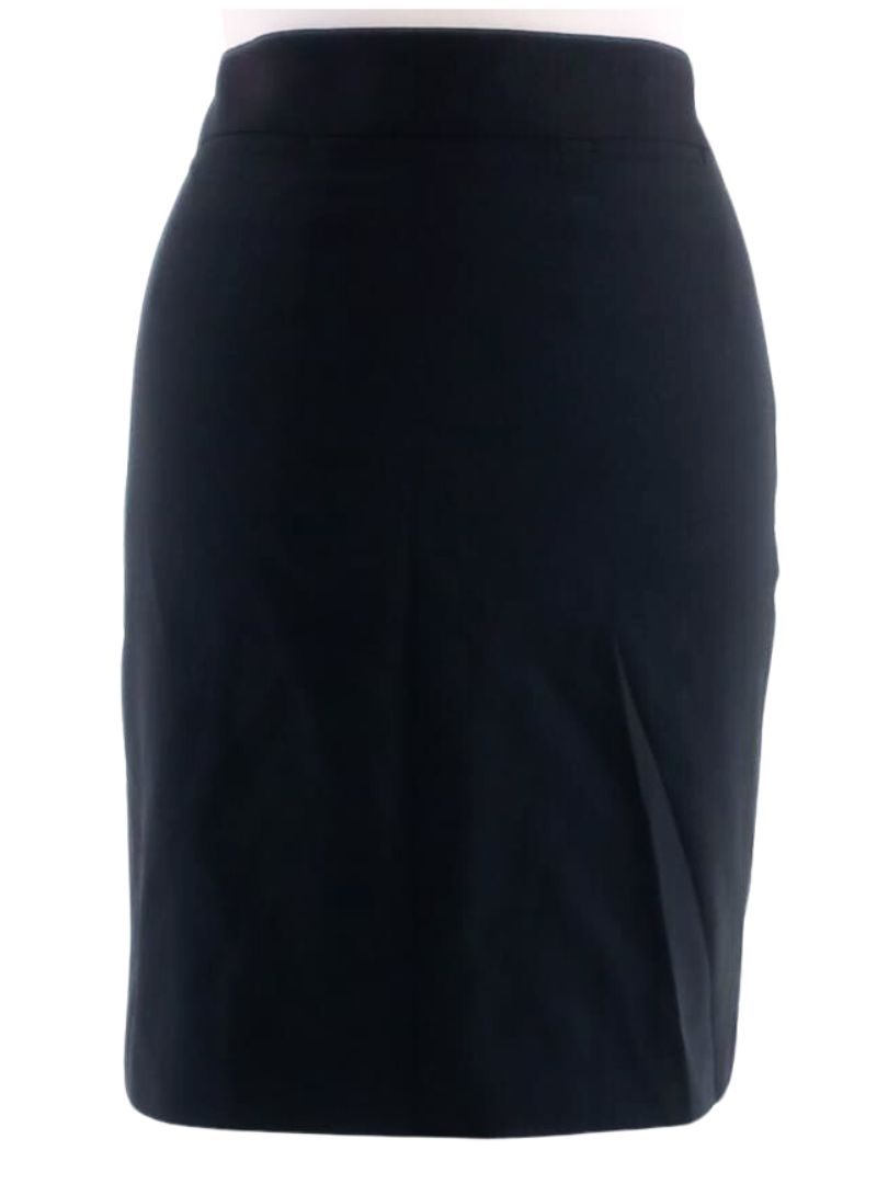 FRONT MOCK POCKET FORMAL SKIRT