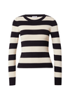Noisy May Ladies Jaz Knit - Black/Beige
