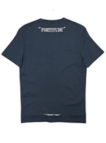 International Brand #Cutlable Mens Printed Tee - Navy