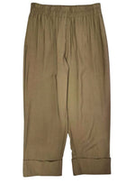 Lascana Ladies High Waist Casual Trouser - Olive Green