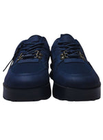 Urbanart Mens Play 1 Faux Nubuck Mesh Sneaker - Navy