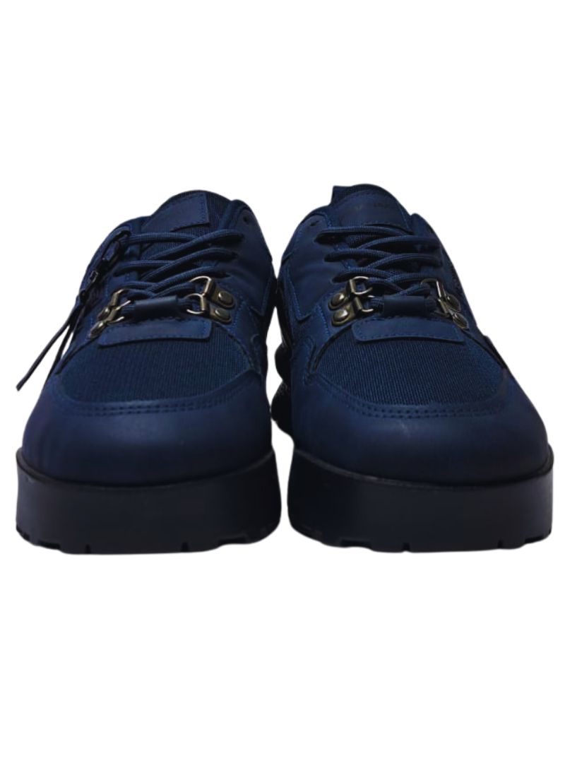 Urbanart Mens Play 1 Faux Nubuck Mesh Sneaker - Navy