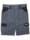 Dickies Mens Double Pocket Shorts - Grey/Black