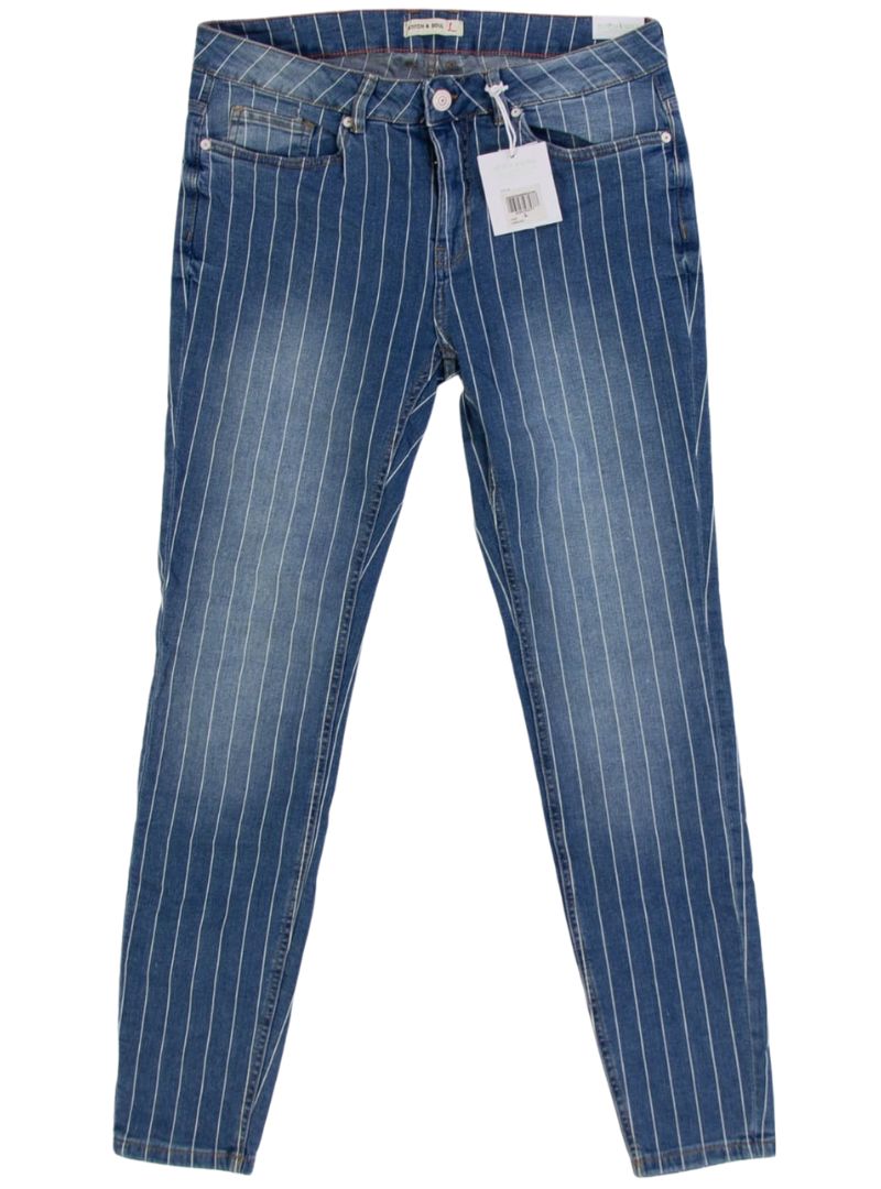 STRIPED DETAILED JEAN