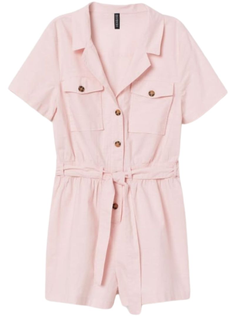 SAFARI LINEN PLAYSUIT