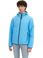 PATTERNED LIGHT WEIGHT HOODED JACKET