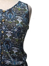 Ada Gatti Ladies Detailed Jumpsuit - Blue/White/Green