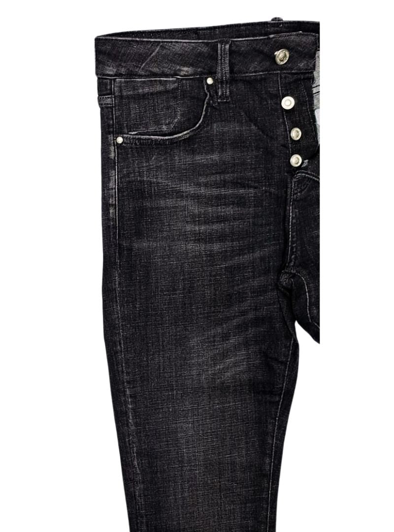 Gabbia Denim Mens Slim Fit Jean - Dark Grey