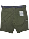 Mcneal Mens Cargo Shorts With Blet - Green