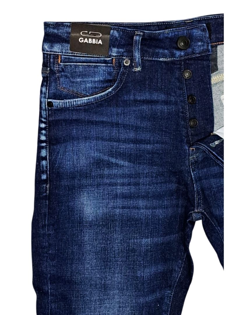 Gabbia Denim Mens Slim Fit Jean - Blue