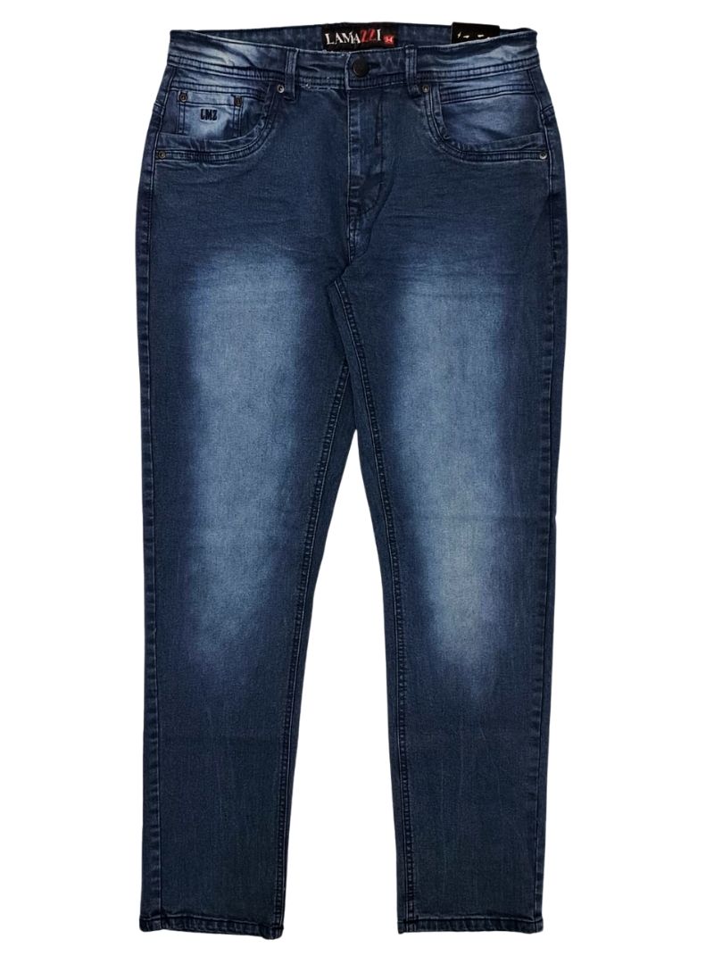 Lamazzi Denim Mens Slim Fit Jean - Navy