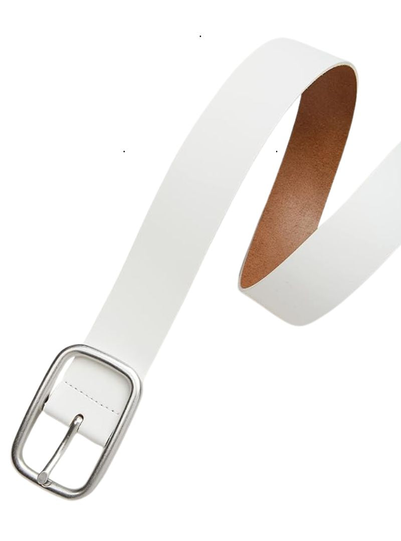 S.oliver Ladies Genuine Leather Belt - White