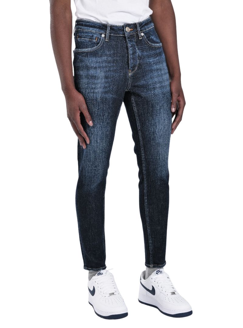 Gabbia Denim Mens Basic Jeans - Navy