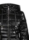 COMBO HOODED PUFFER JACKET