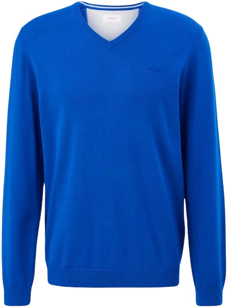 V NECK KNITTED PULLOVER