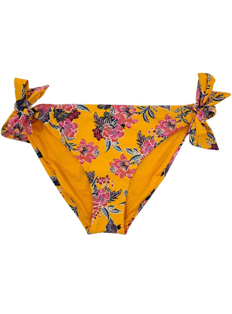 FLORAL SIDE TIE BIKINI BOTTOM