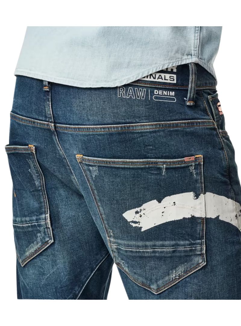 ARC 3D SLIM WOKKIE DENIM