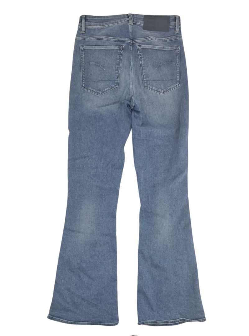 HIGH WAIST FLARE LEG DENIM