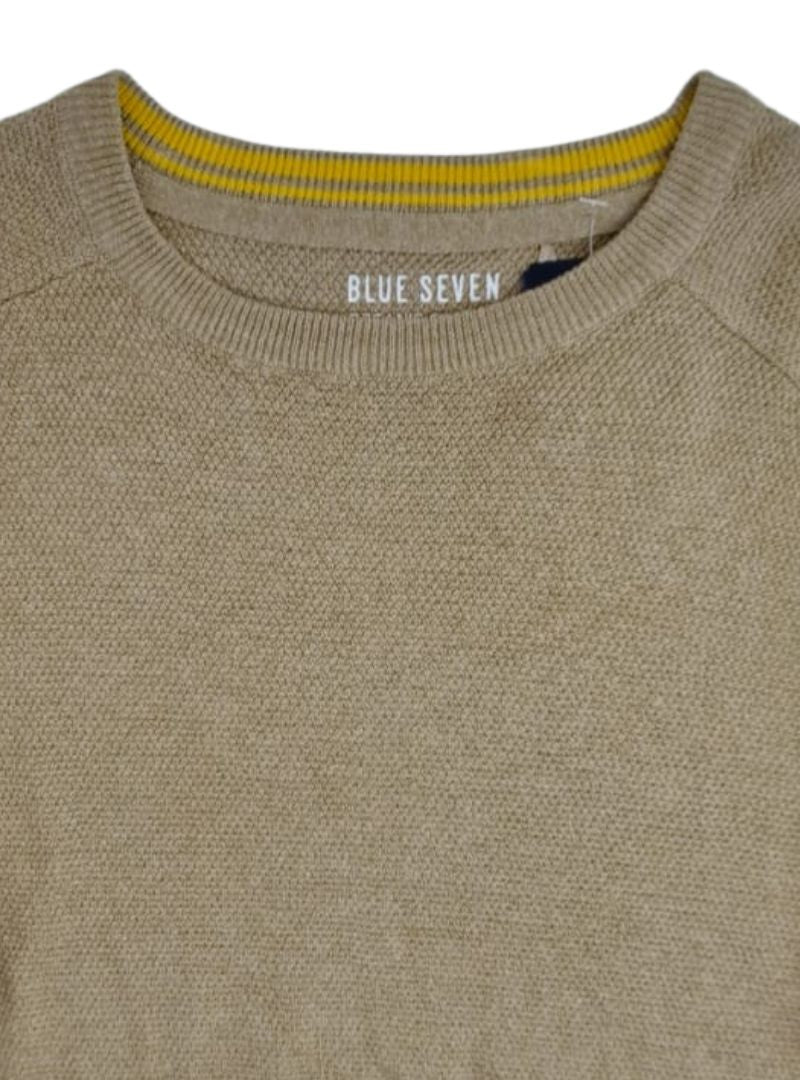 TEXTURED BASIC PULLOVER