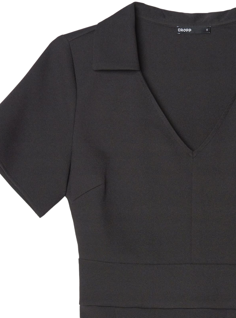 Cropp Ladies Short Sleeve Dress - Black
