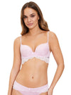 S.oliver Ladies Lace Detail Padded Bra - Light Pink