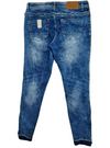 TWO TONED MID WAIST JEAN