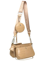 BURGENT TAUPE SHOULDER BAG