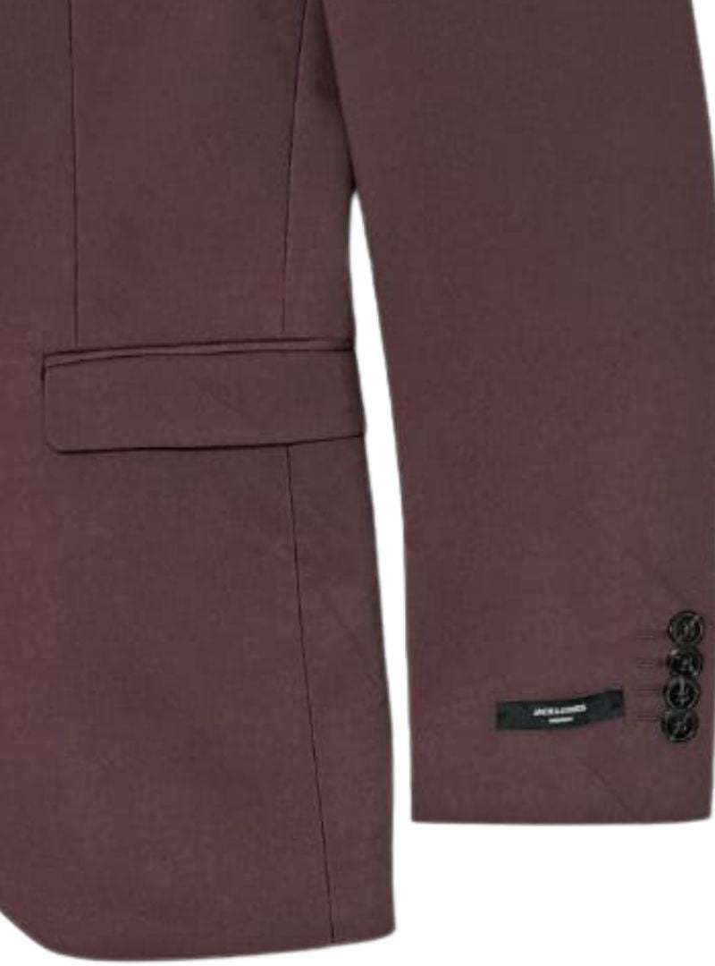 Jack & Jones Mens Formal Jacket - Maroon