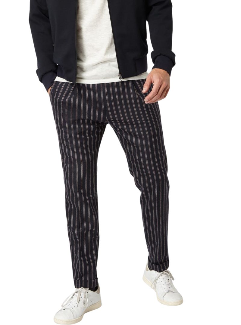 STRIPED PATTERNED FORMAL TROUSER
