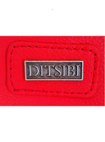 Ditsibi Genuine Leather Backpack - Red