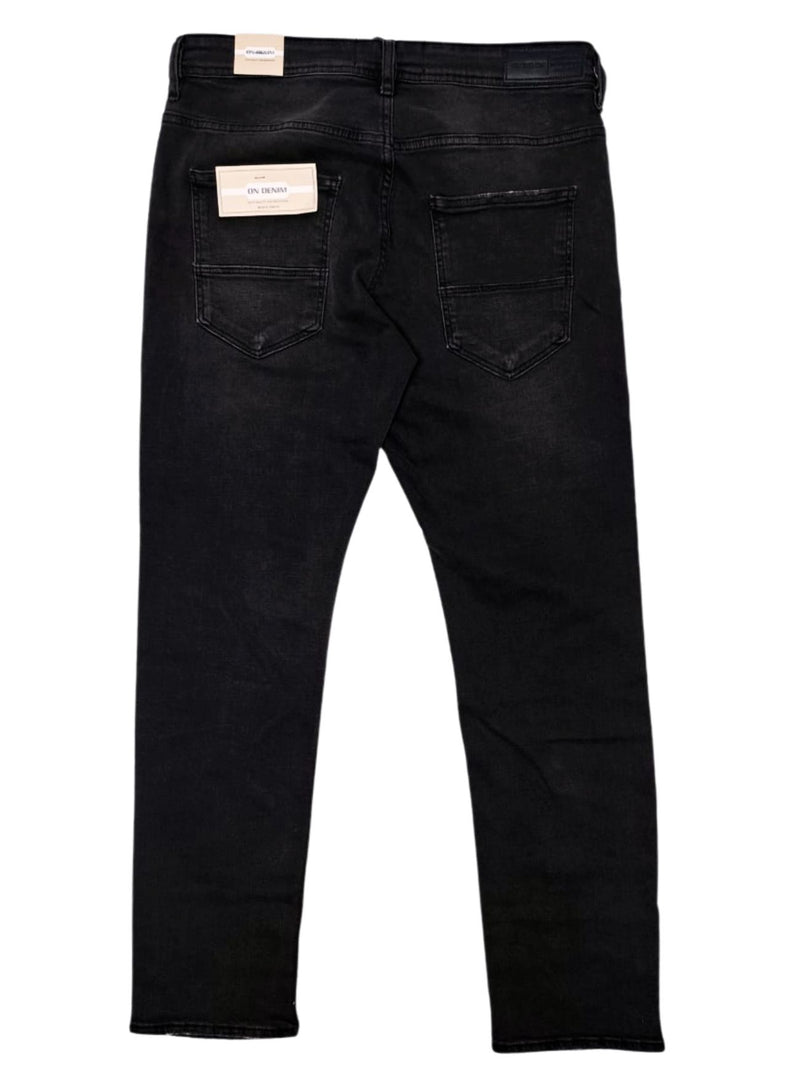 On Denim Straight Fit Jean - Charcoal