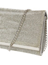 SEQUINS CHAIN STRAP CLUTCH HANDBAG