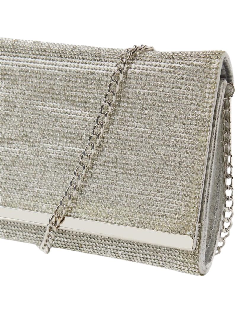 SEQUINS CHAIN STRAP CLUTCH HANDBAG