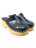 STUDDED SLIP ON PLATEFORM MULE