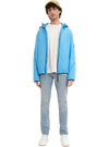 PATTERNED LIGHT WEIGHT HOODED JACKET
