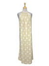Olivy Ladies  Hineck Halter Maxi Dress - Beige Polka Dot