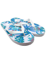 DETAILED PRINT FLIP FLOP SANDALS