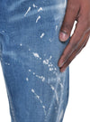 SPLASHED DENIM JEANS