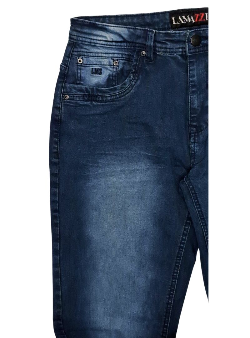 Lamazzi Denim Mens Slim Fit Jean - Navy