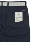 Mcneal Mens Casual Shorts With Belt - Navy