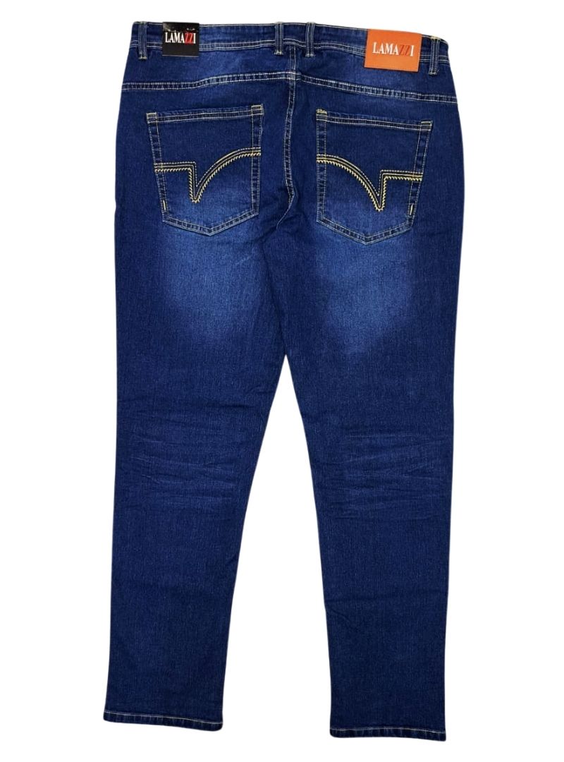 Lamazzi Denim Mens Slim Fit Jean - Navy
