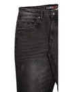 Lamazzi Denim Mens Slim Fit Jean - Charcoal