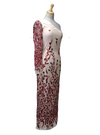 Vanessa Gounden Danielle Evening Dress - Red/Pink