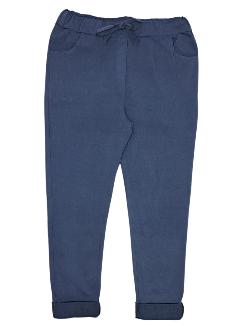 Made In Italy Ladies Juniper Pants - Blue