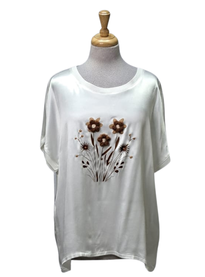 Made In Italy Zaria Top - White