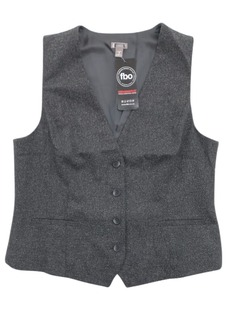 KNIT TEXTURED WAISTCOAT