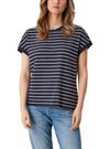 TEXTURED STRIPED TEE