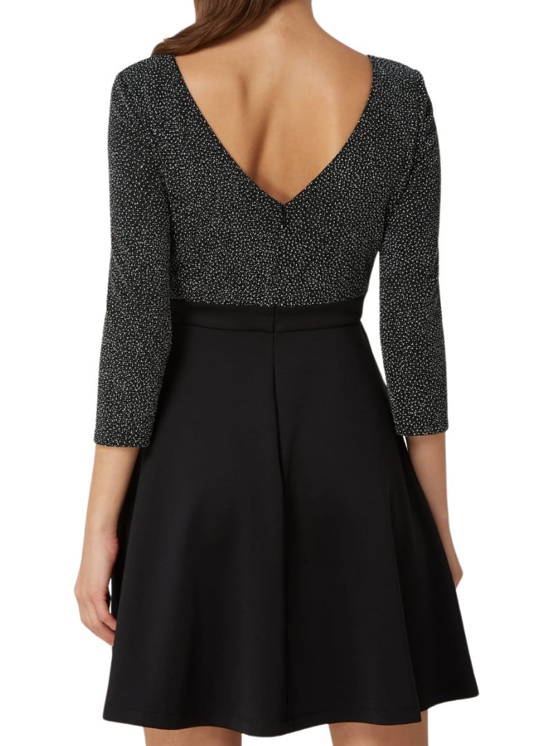 TEXTURED SPARKLY COCKTAIL DRESS